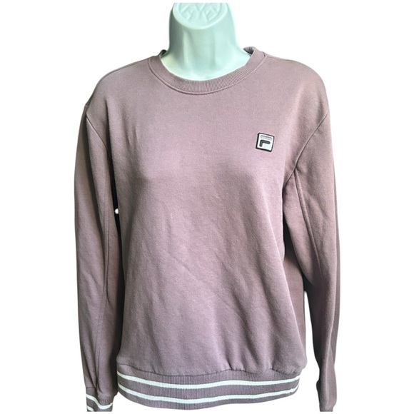 FILA Women’s Purple Crewneck Sweatshirt - Picture 1 of 6